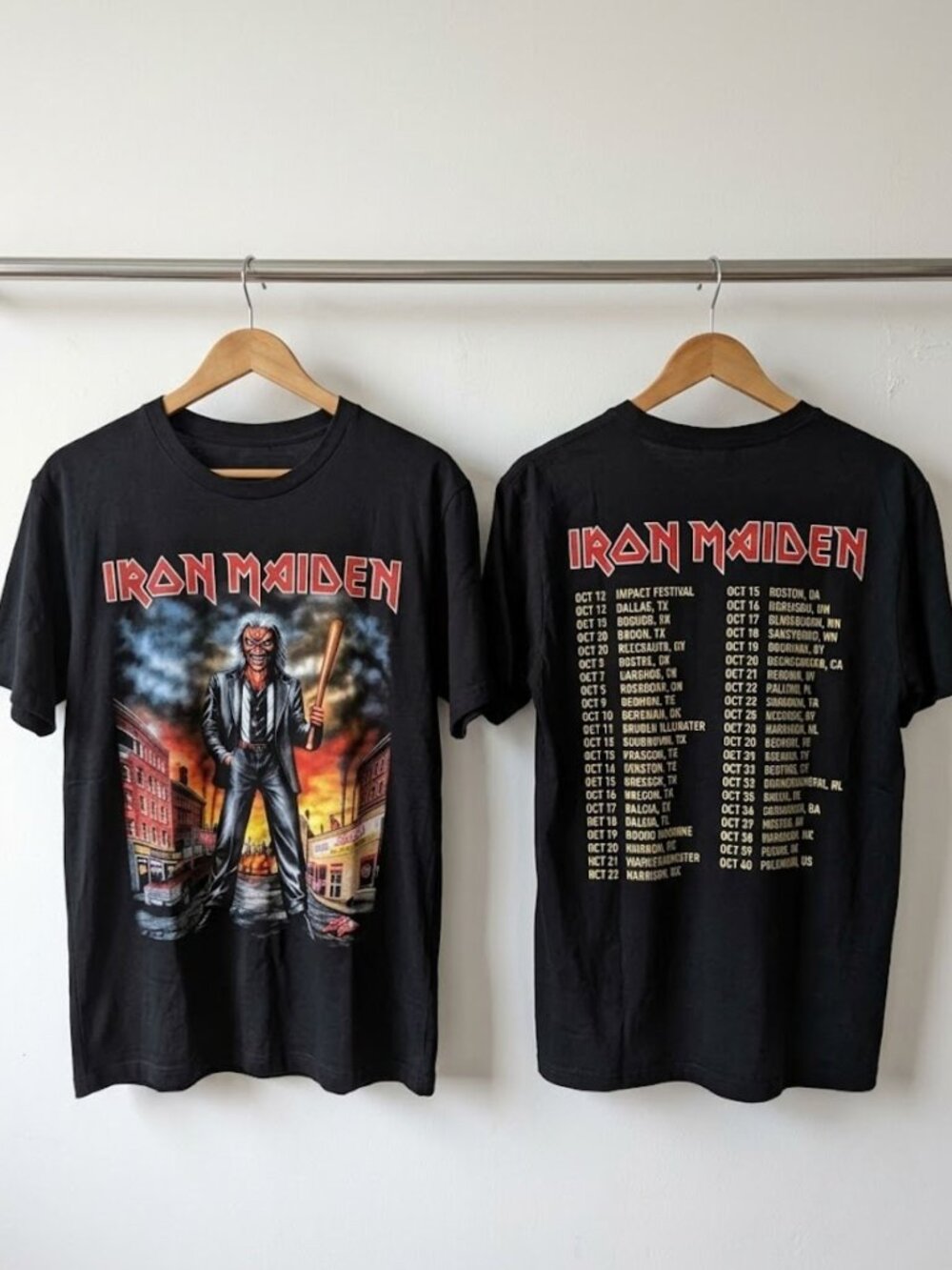 Iron Maiden World Tour 2026 T-Shirt Reprint